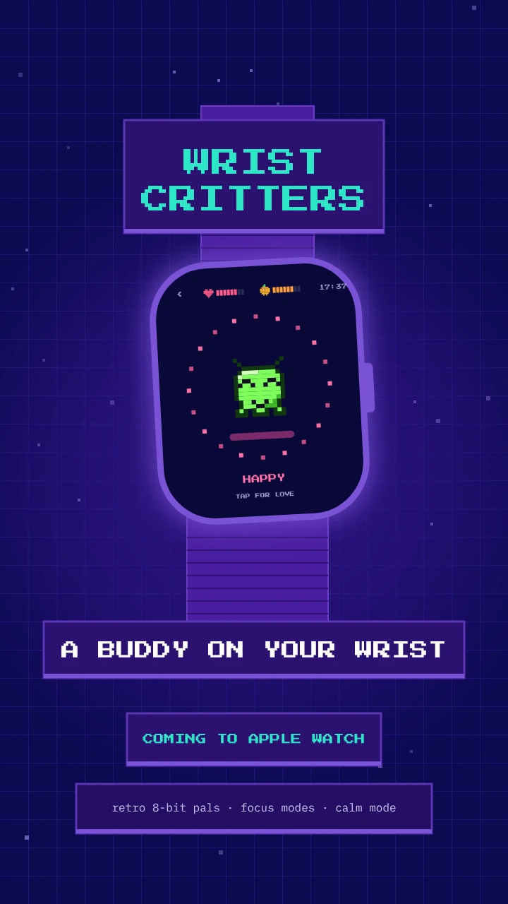 Promo scene five: a buddy on your wrist, coming to smartwatch