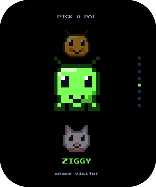Pal picker list view